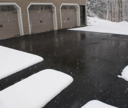 Heated driveways snow melting
